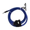 Clean Storm 20191101 Cable Drive Vac Hose 1.5 X 20 ft With 12 inch Button Brush for Air Duct Cleaning